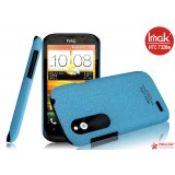 Чехол Накладка ImaK Для HTC Desire V / X(Cowboy Shell Голубой) + Защитная Плёнка